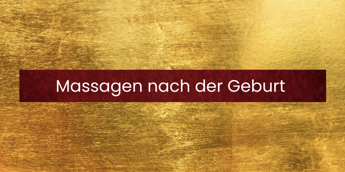 Personalisierter Massagegutschein für eine junge Mutter nach der Geburt